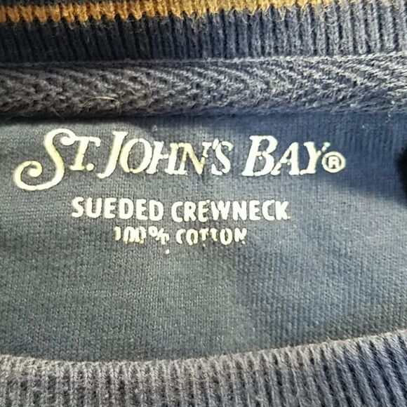 ST. JOHN'S BAY Suede Crewneck Shirt - Picture 5 of 6